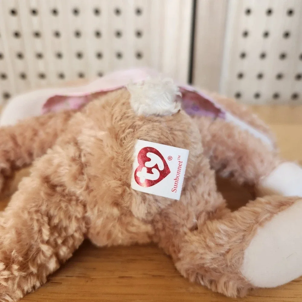TY Beanie Baby SUNBONNET the Bunny Vintage Ty Babies Stuffed Animal Plush Easter